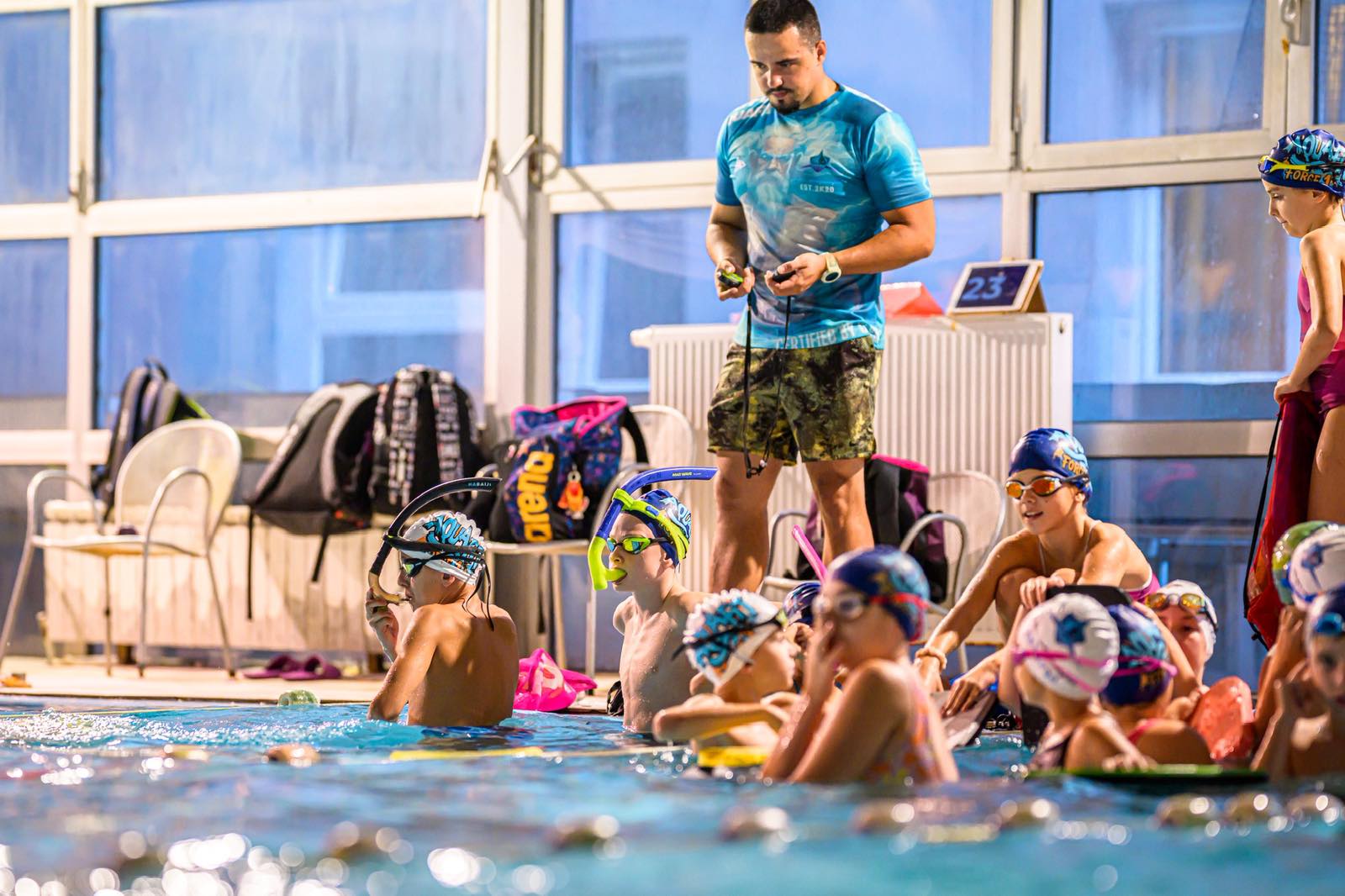 Trening škole plivanja PKS